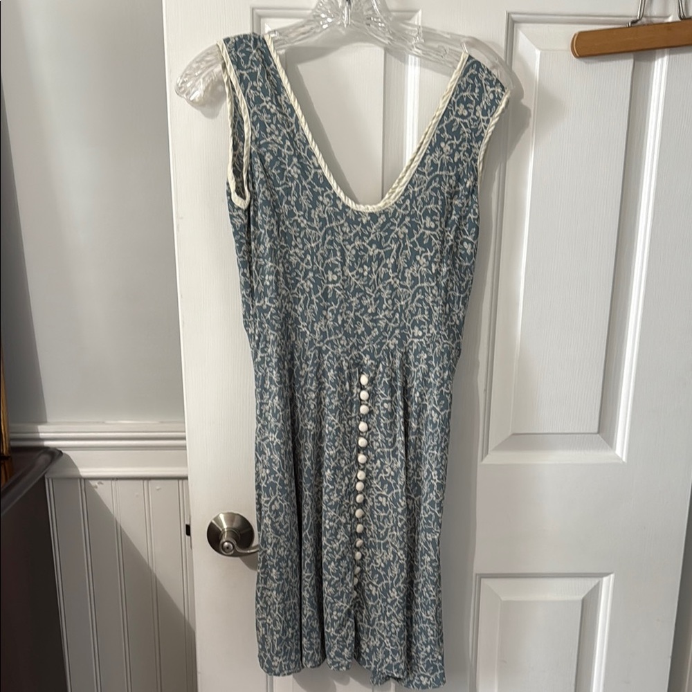Vintage Scoop Neck Sleeveless Mini Sundress